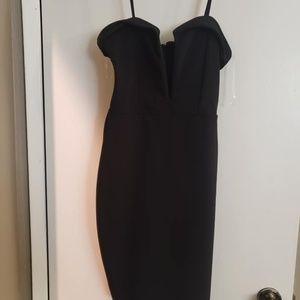 Black cocktail dress